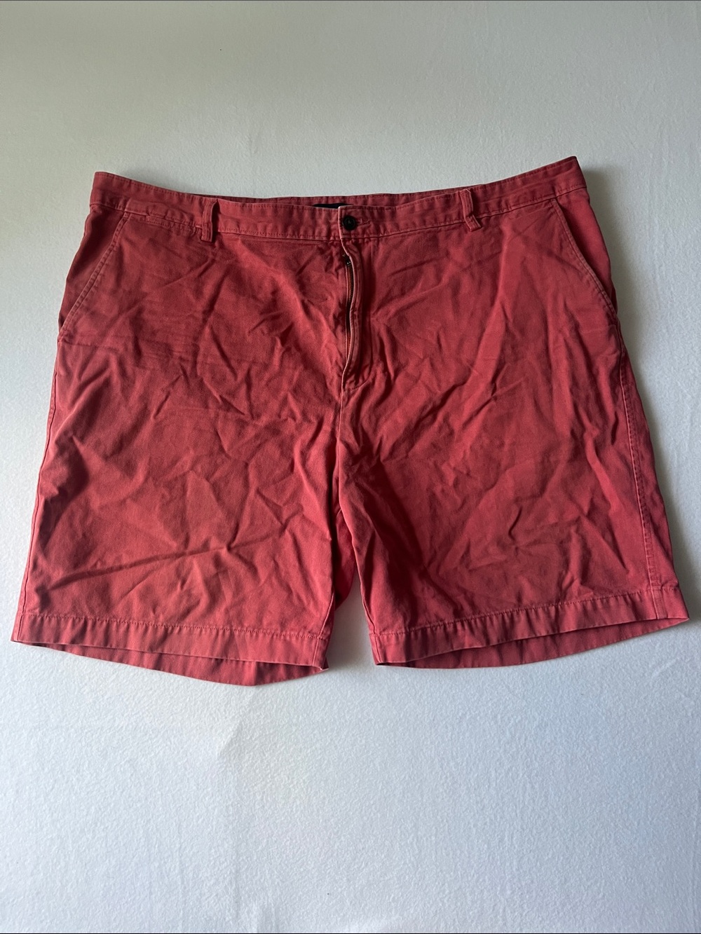Lands' End Coral Chino Flat-Front Men's Shorts
